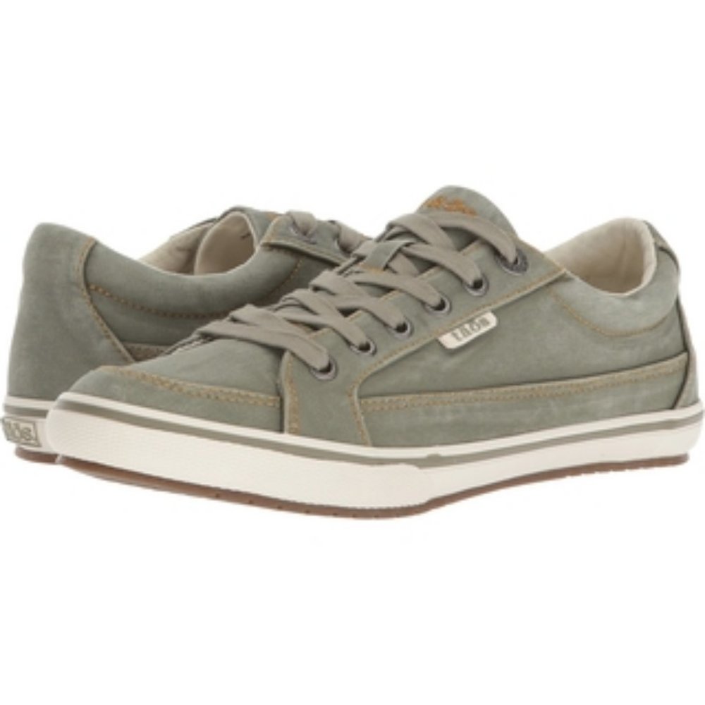 Taos Moc Star Sage Distressed canvas sneakers 7.5